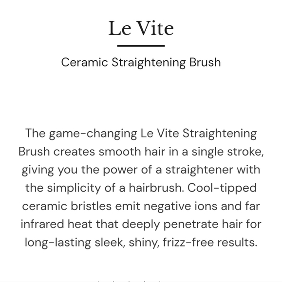 L'ange Le Vite Straightening Brush - Picture 3 of 5
